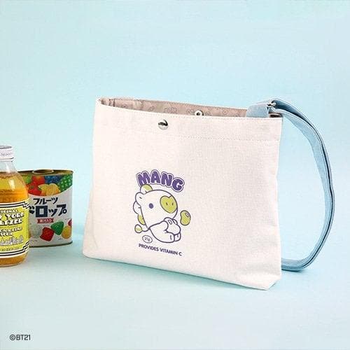 (Last stock!) monopoly x BT21 BABY Canvas Cross Bag (Jelly Candy) - Daebak