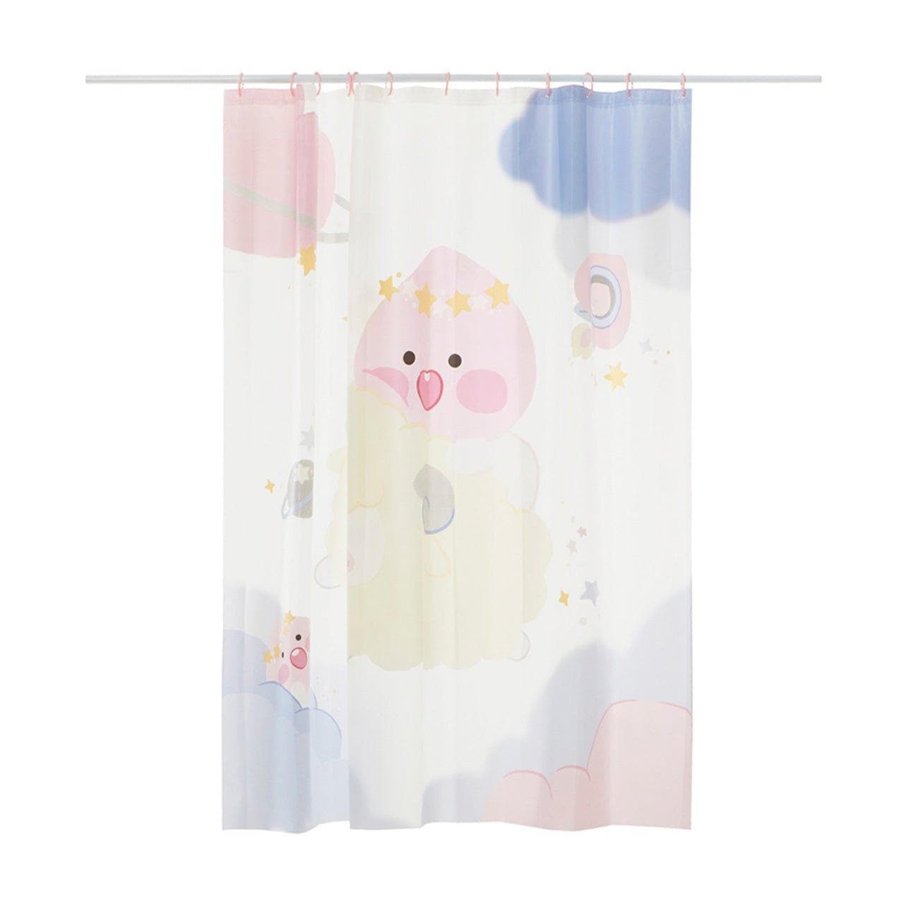 Lovely Apeach Shower Curtain - Daebak