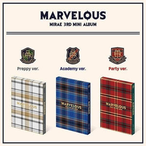 MIRAE - Marvelous (3rd Mini Album) 3-SET - Daebak