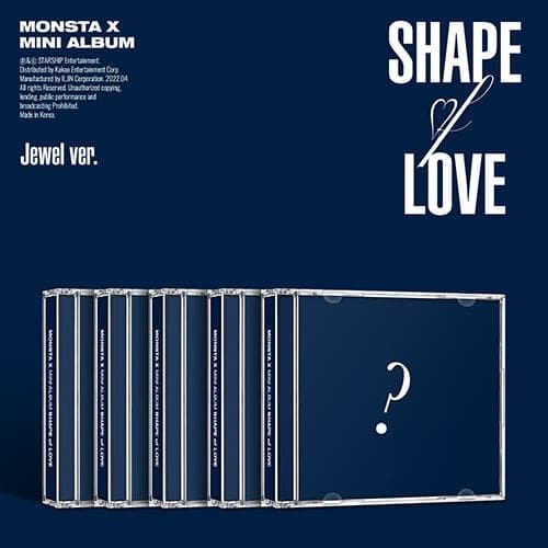 MONSTA X - Shape of Love (11th Mini Album) Jewel Case Ver. - Daebak