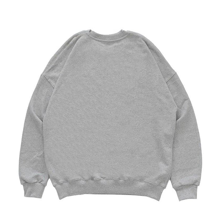 Melancholia / LUVCRUSH Sweatshirt (Black/Gray) - Daebak