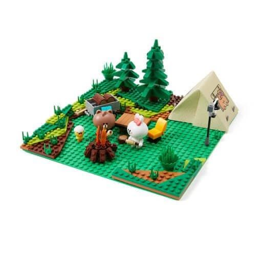 Mini Brown & Friends Camping Brick Set - Daebak