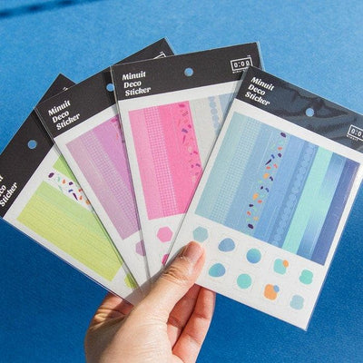 Minuit color chip sticker pack 10 types - Daebak
