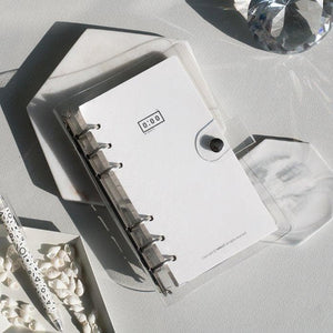 Minuit transparent 6 hole diary A6 with inlay - Daebak