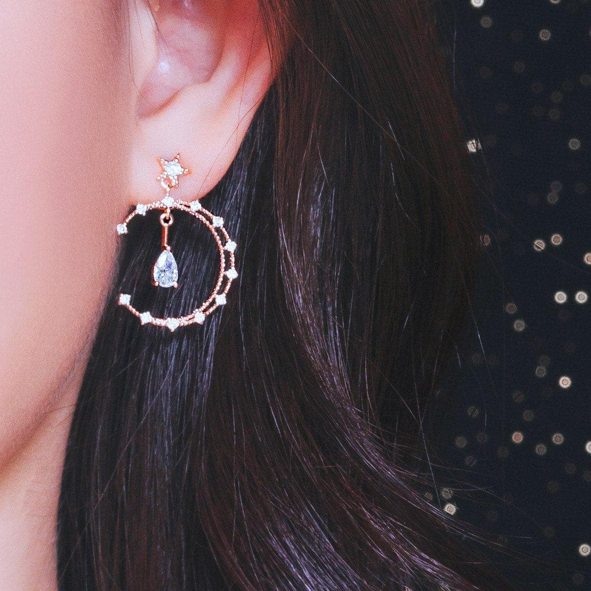 Moonlight Castle Earrings/Clip-on (worn by IZ*ONE Yujin and LOVELYZ Jisoo) - Daebak