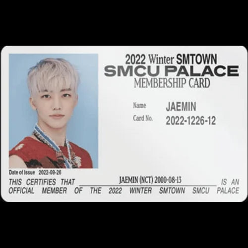 NCT DREAM - 2022 Winter SMTOWN: SMCU PALACE (Membership Card Ver.) | Daebak