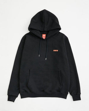 NMW Logo Napping Hoodie Black (Over Size Fit) - Daebak