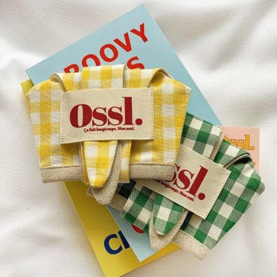 OSSL Handmade Check Drink Bag - Daebak
