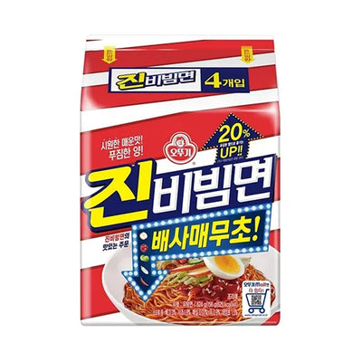 (MAMAMOO Hwasa Pick!) Ottogi Jin Bibim Noodles (4ea/pack)