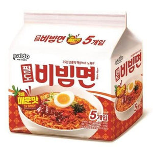 Paldo Bibim Noodles Spicy (5pc/pack) - Daebak
