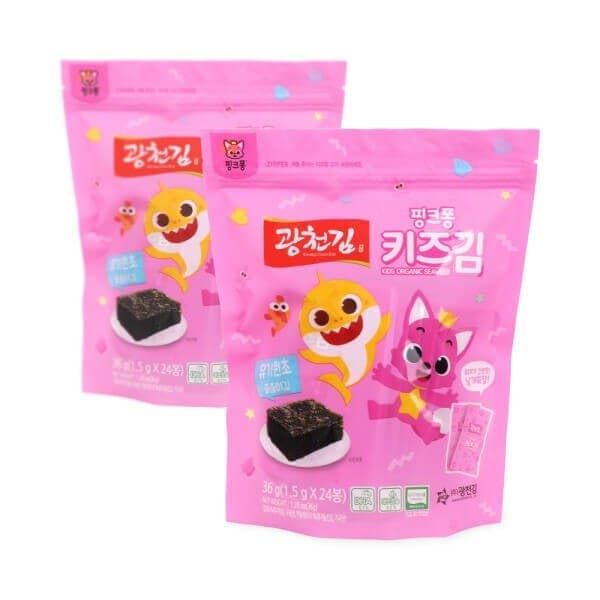 Pinkfong Kids Organic Seaweeds (2packs) - Daebak