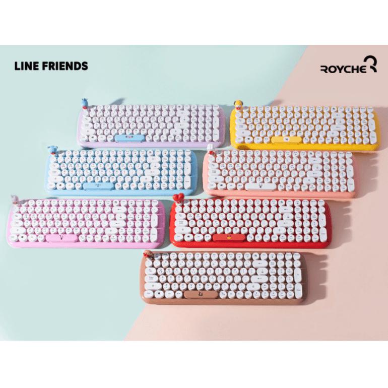 ROYCHE BT21 Wireless Retro Keyboard - Daebak