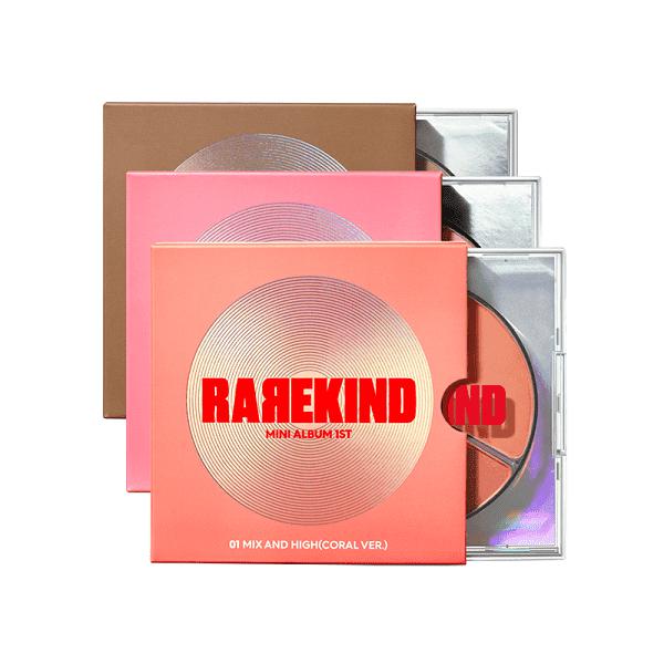 Rarekind Mini Album 1st 3Type Shading Highlighter Blusher - Daebak