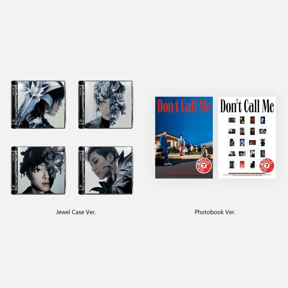 SHINee - Don't Call Me (7th Album) Photobook Version + Jewel Case Version - Daebak