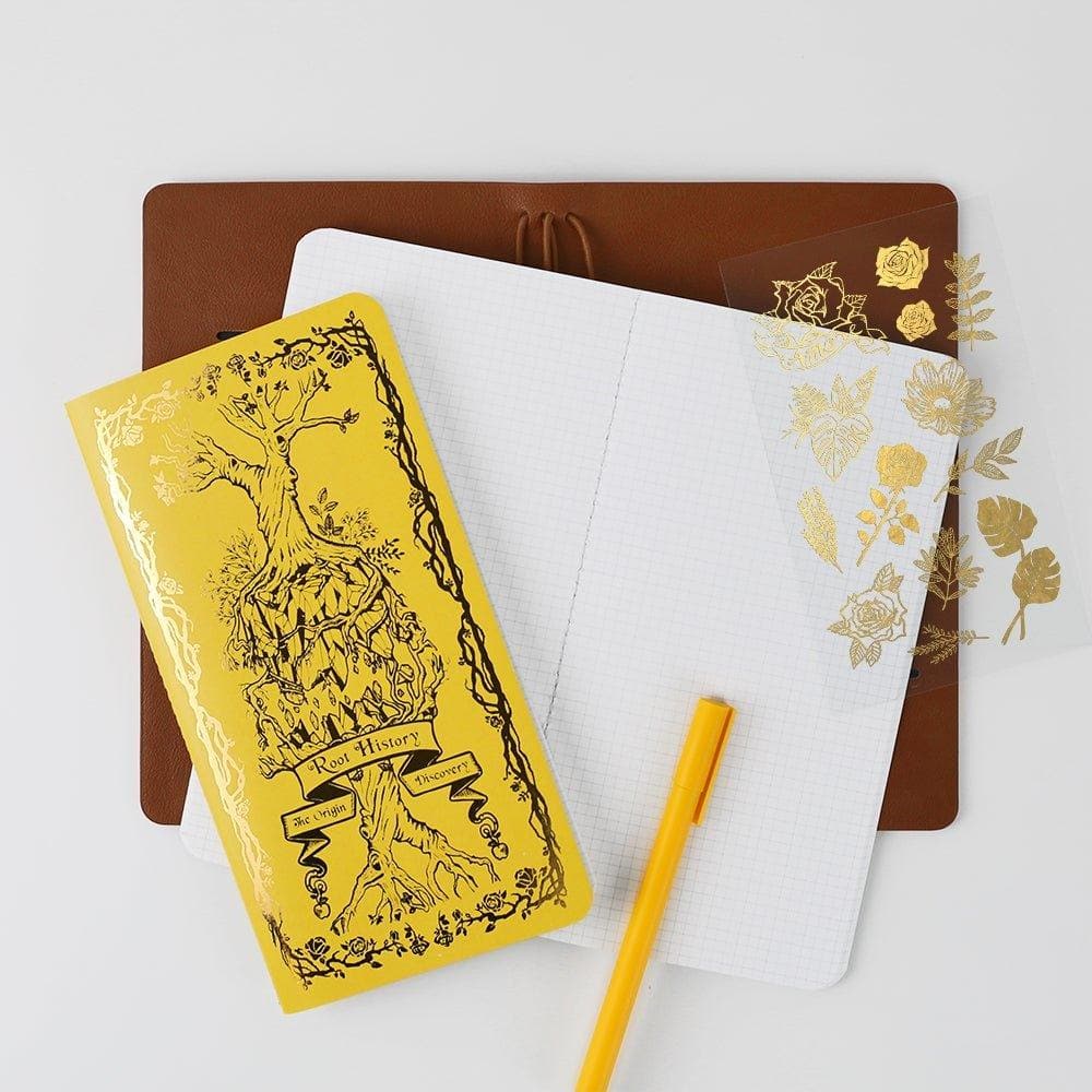 Shil Note Antique Notebook + Sticker Set (Roots) - Daebak