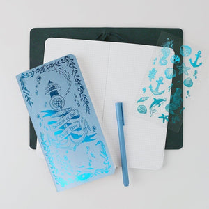 Shil Note Antique Notebook + Sticker Set (Under the Sea) - Daebak