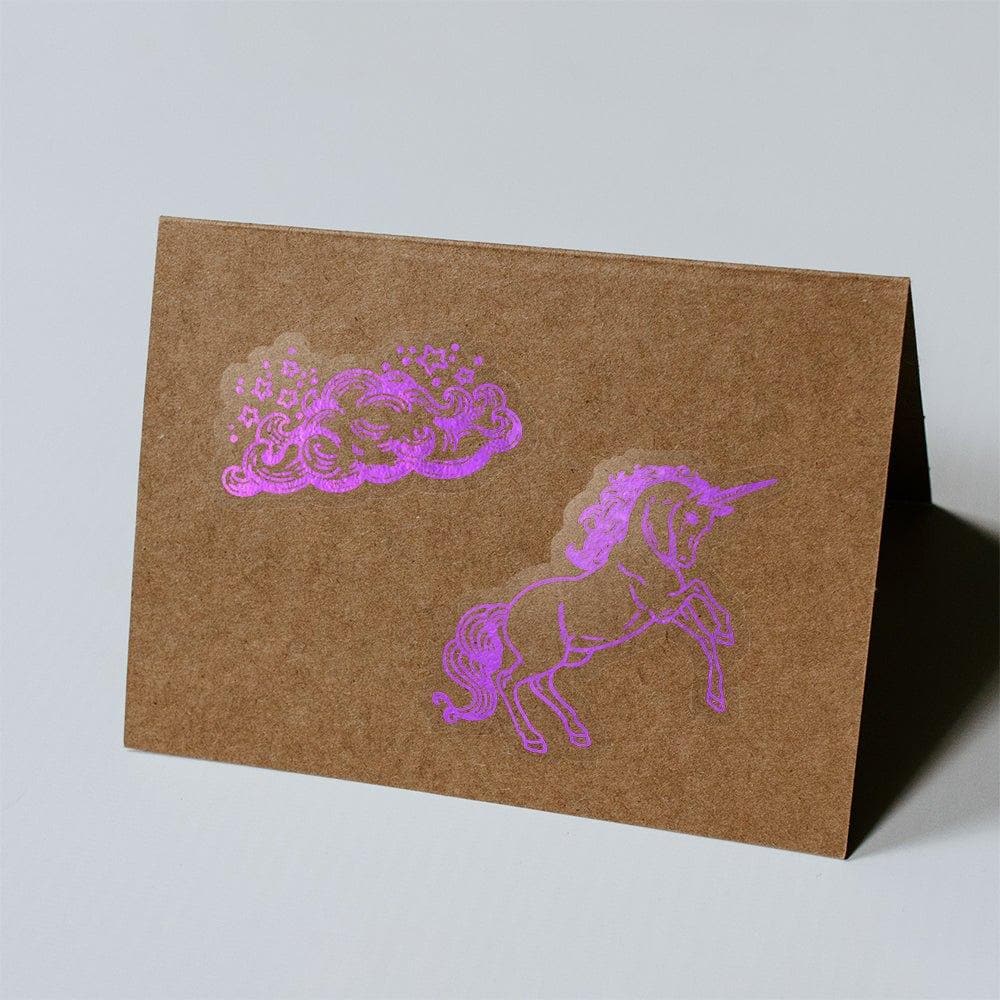 Shil Note Antique Sticker (Unicorn) - Daebak
