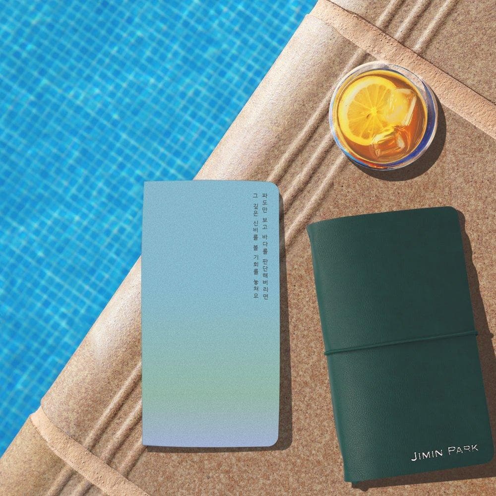 Shil Note Gradient Notebook + Sticker Set (Under the Sea) - Daebak