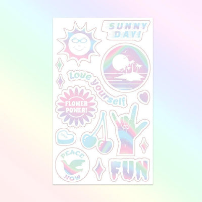 Shil Note Hologram Sticker (Sunset) - Daebak