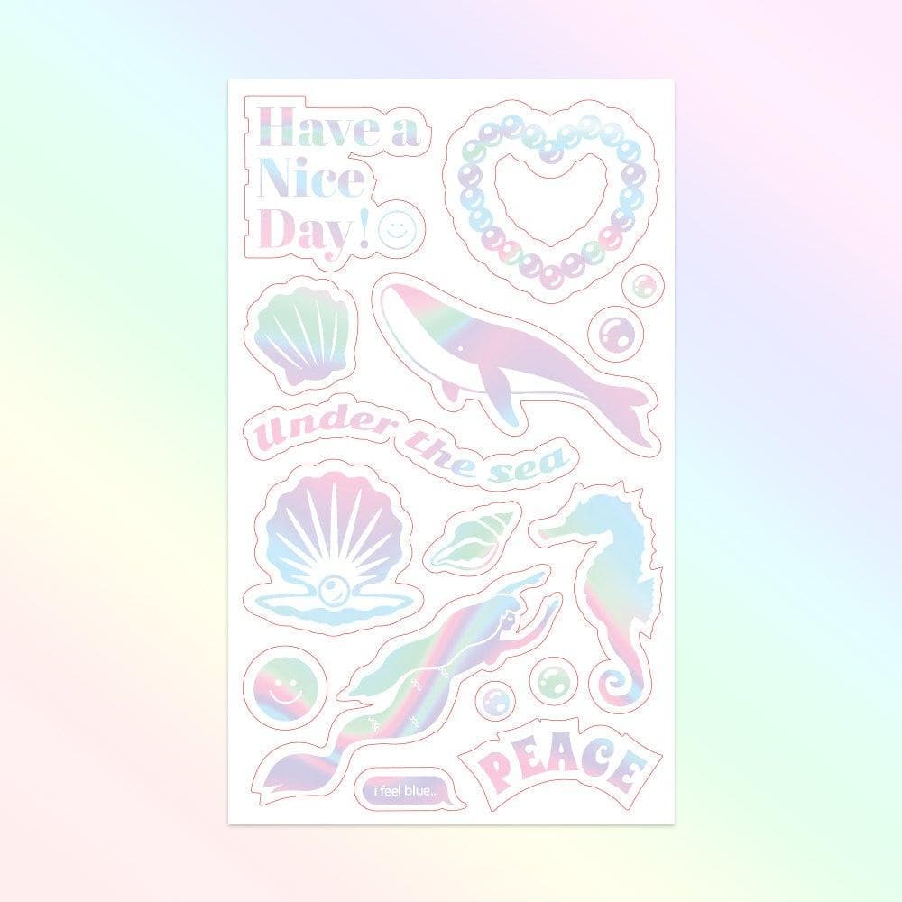 Shil Note Hologram Sticker (Under the Sea) - Daebak
