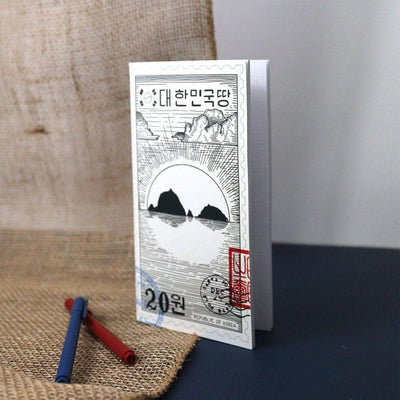 Shil Note Patriot Notebook + Sticker Set (Dokdo) - Daebak