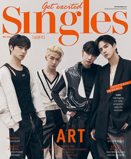 Singles May 2022 Issue (Cover: THE BOYZ Younghoon, Hyunjae, Kevin) - Daebak