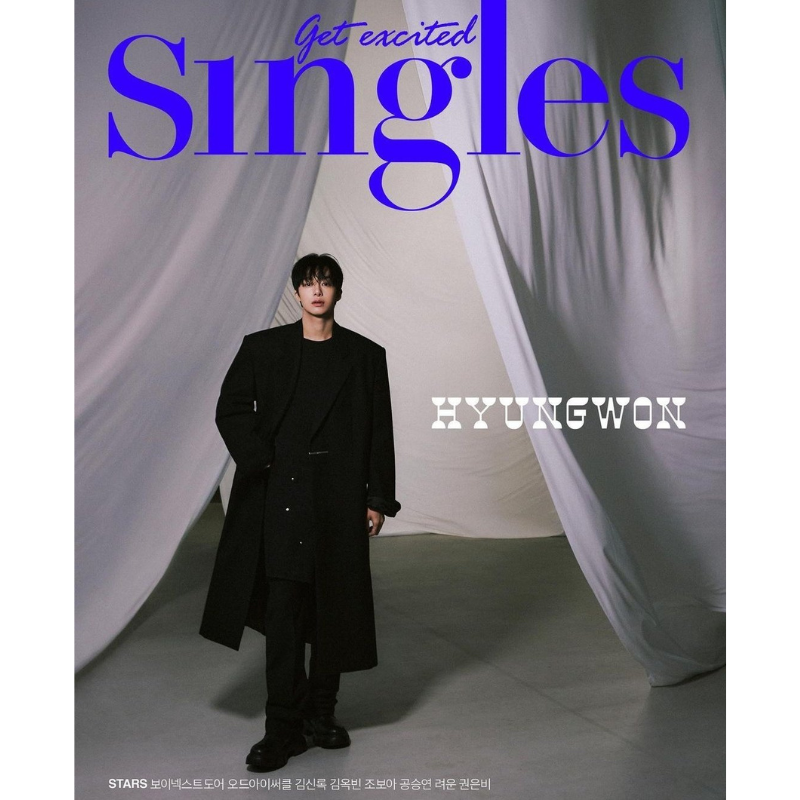 Singles September 2023 Issue (Cover: MONSTA X Hyungwon) - A