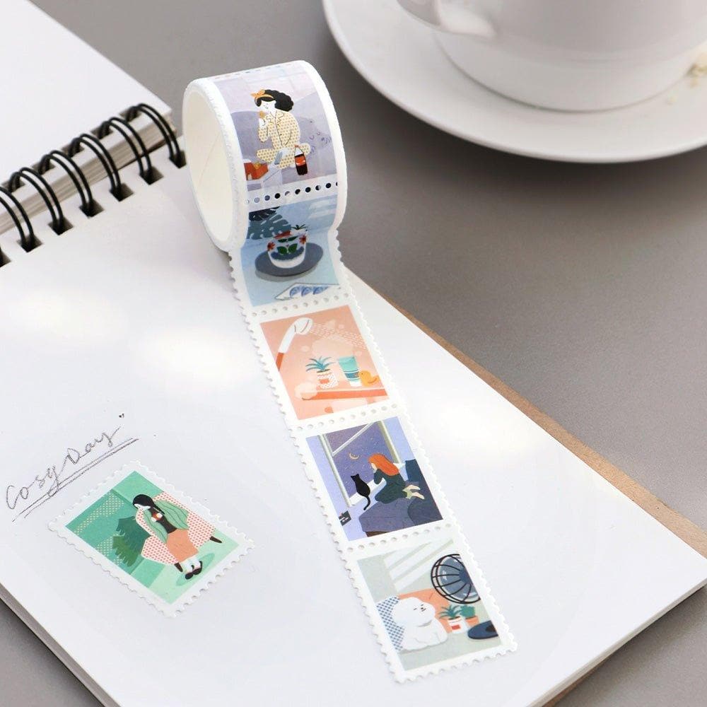 Stamp masking tape - Daily (3ea) - Daebak