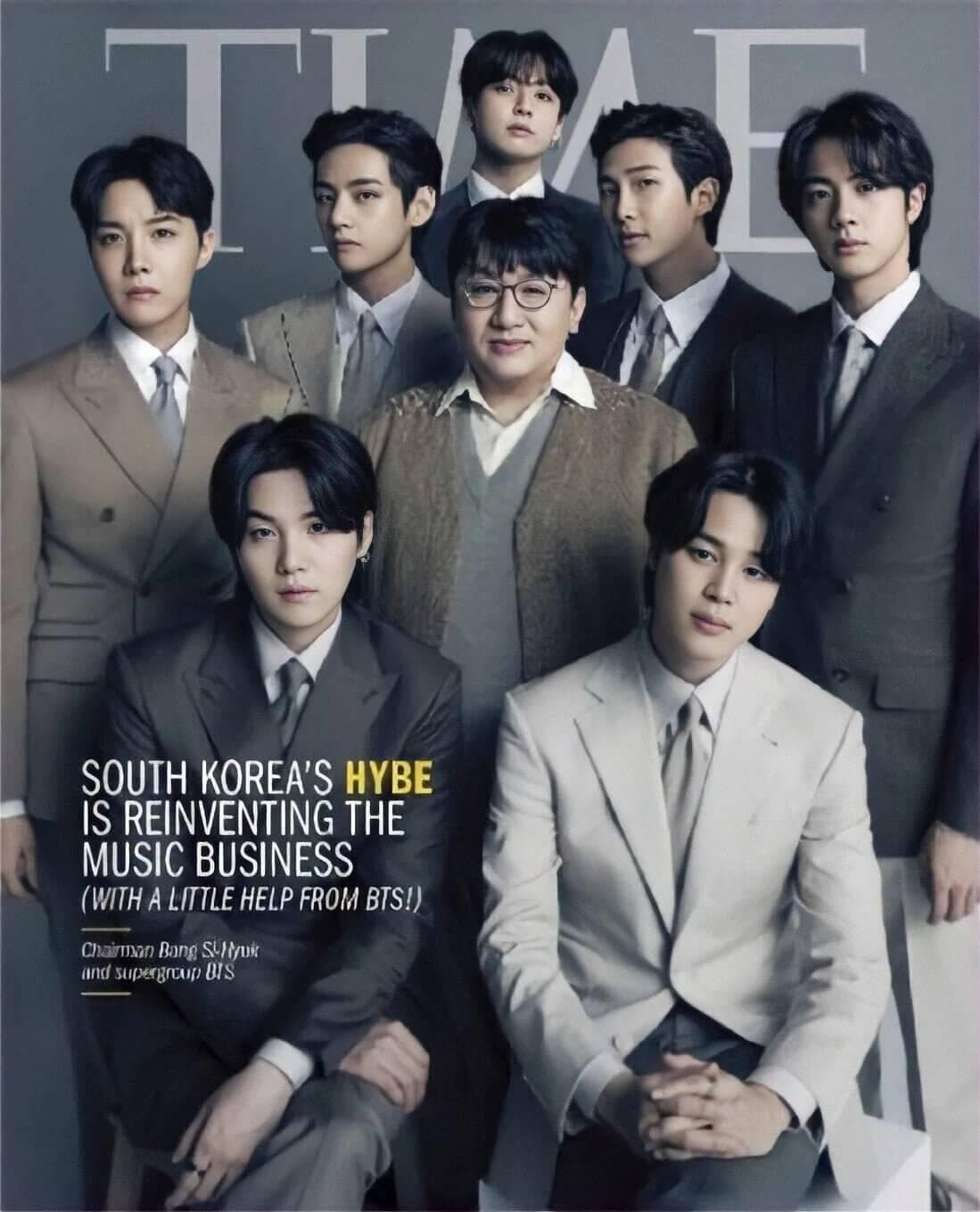 TIME Asia Magazine April 2022 Issue with the Cover of BTS - Daebak