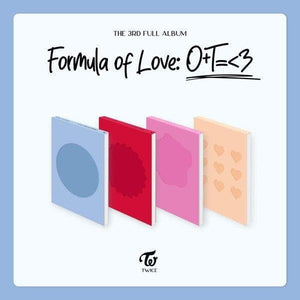 TWICE - Formula of Love: O+T=<3 (3rd Album) 4-SET + Special Gift - Daebak