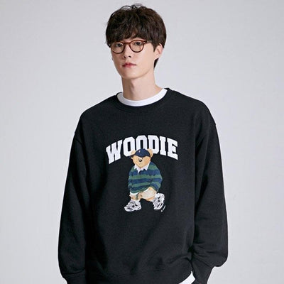 [TXT Beomgyu Wear!] WOODIE Graphic Sweatshirt - Daebak