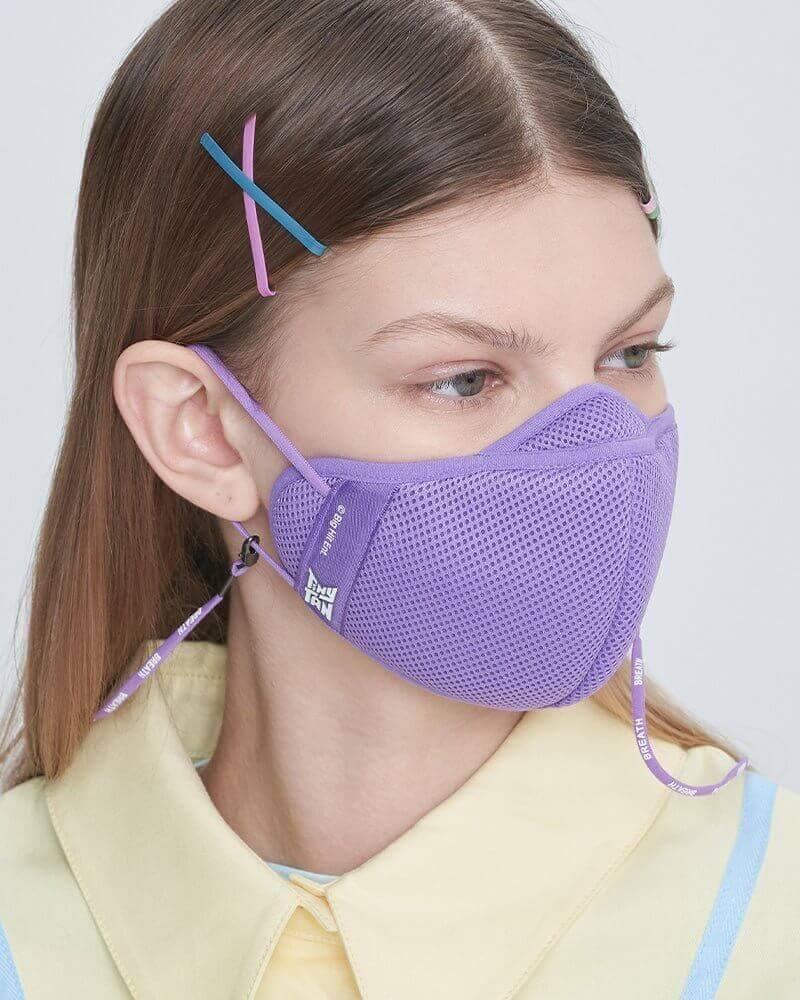 TinyTAN Breath Sports Pro Mask + Strap - Daebak