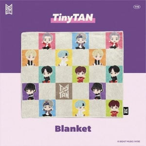 TinyTAN Check Blanket - Daebak
