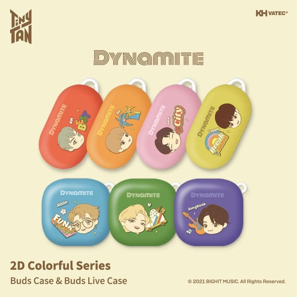 TinyTAN DYNAMITE 2D Buds/Buds Live Case - Daebak