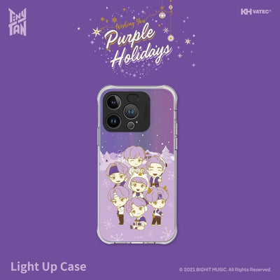 TinyTAN PURPLE HOLIDAYS Light Up Case - Daebak