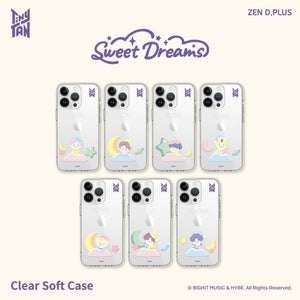 TinyTAN [SWEET DREAMS] Clear Soft Case (Galaxy S21/S22) - Daebak