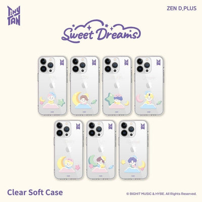 TinyTAN [SWEET DREAMS] Clear Soft Case (Galaxy S21/S22) - Daebak