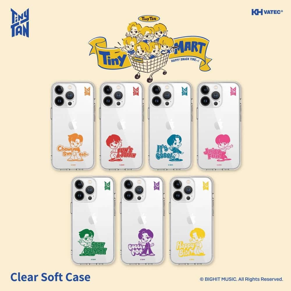 TinyTAN TINYMART Clear Soft Case (iPhone) - Daebak
