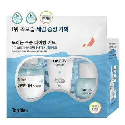 Torriden Dive-In Kit (Serum 50ml + Cream 20ml + Skin Booster 30ml) - Daebak