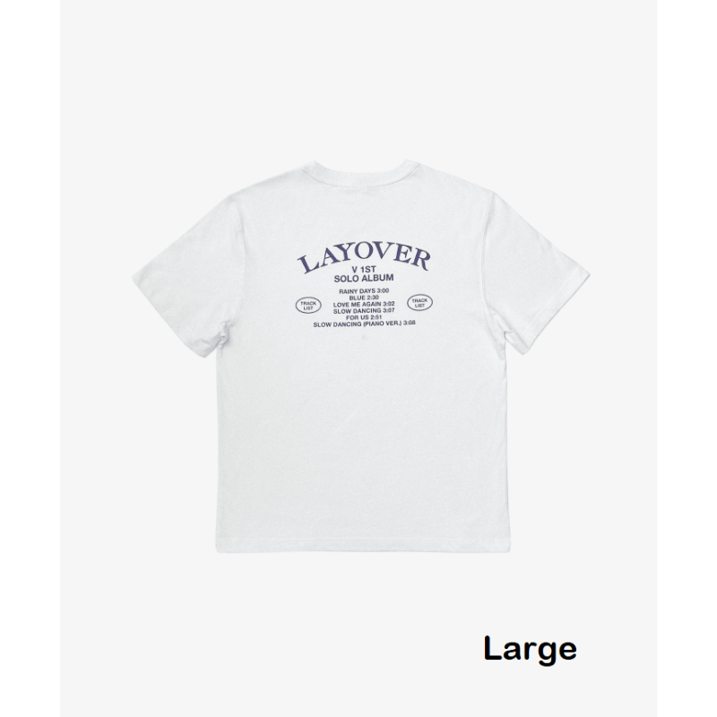 V [LAYO(V)ER] T-Shirt (White) - L