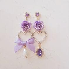 Violet Rose Earrings (Twice Mina's Earrings) - Daebak