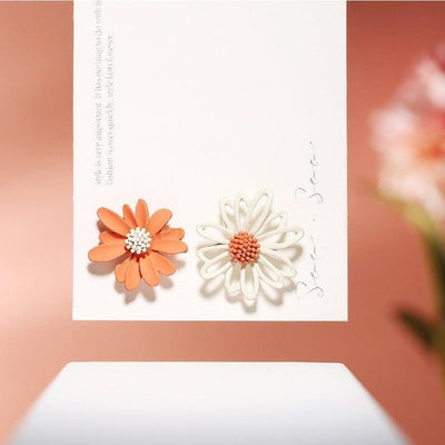 Vivid Flower Earrings (worn by MAMAMOO Solar & OHMYGIRL Arin) - Daebak