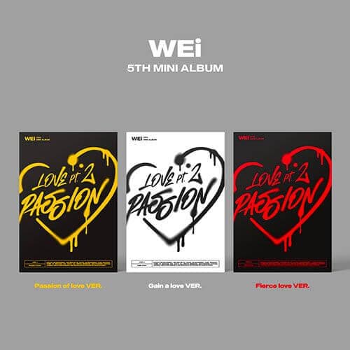 WEi - Love Pt.2: Passion (5th Mini Album) 3-SET - Daebak