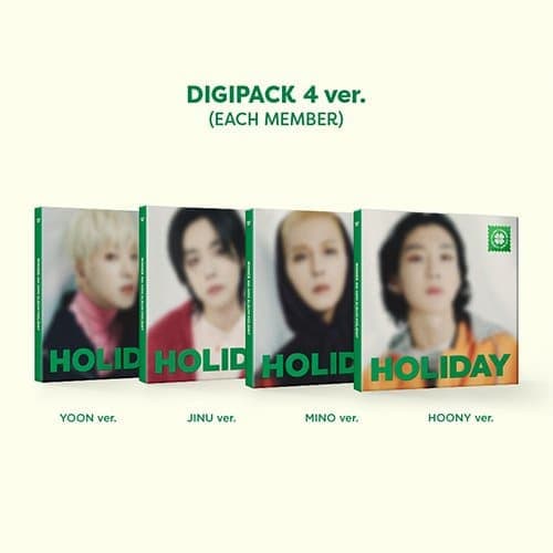 WINNER - HOLIDAY 4th Mini Album (Digipack Ver.) 4-SET - Daebak