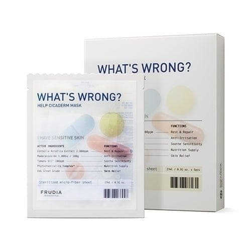 What's Wrong Help Cicaderm Mask (5 sheets) - Daebak