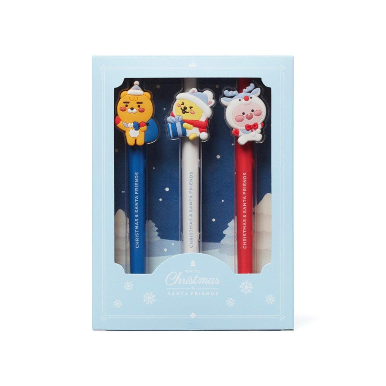 White Christmas Gel Pen Set (3p) - Daebak