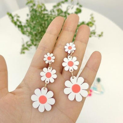 bonideé Flower Drop Earrings - Daebak