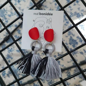 bonideé Thread Brush Earrings - Daebak