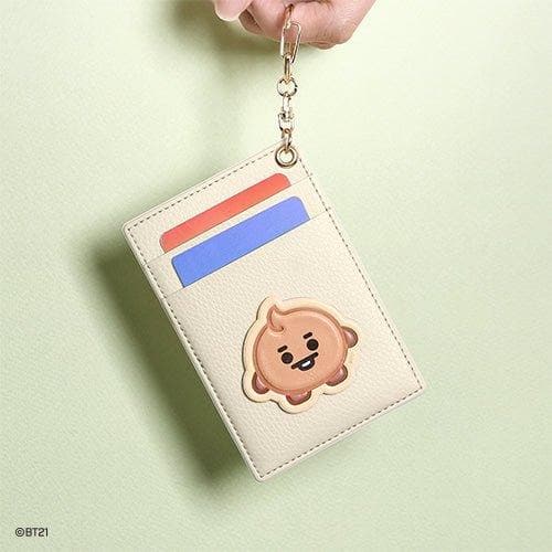 monopoly x BT21 BABY Leather Patch Card Holder - Daebak
