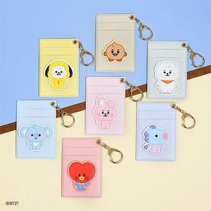 monopoly x BT21 BABY Leather Patch Card Holder - Daebak